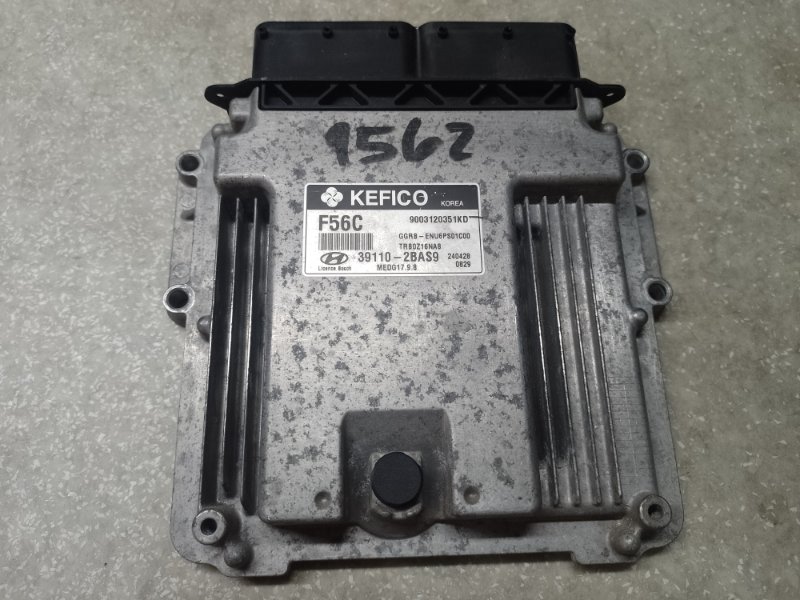 Блок управления двигателем HYUNDAI ACCENT RB 10- 2014 ХЭТЧБЭК 1.6 G4FD 39110-2BAS9 Б/У