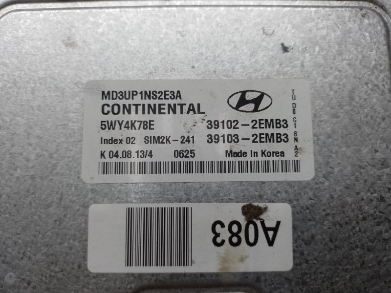 Блок управления двигателем ELANTRA MD 10-15 2013 1.8 G4NB