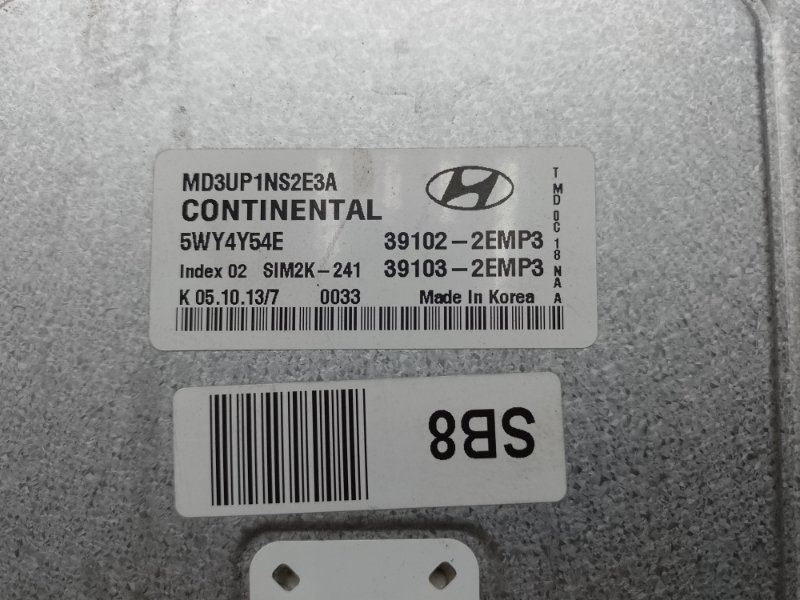 Блок управления двигателем ELANTRA MD 10-15 2013 1.8 G4NB