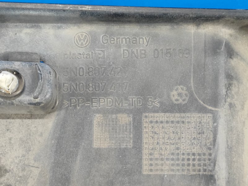 Бампер задний TIGUAN 08-17