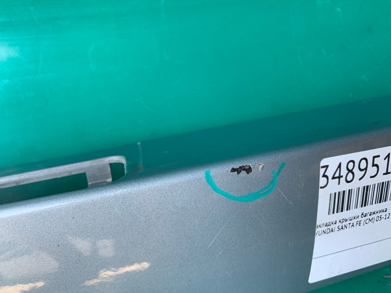 Панель подсветки номера SANTA FE (CM) 05-12 2008 Внедорожник 3.3