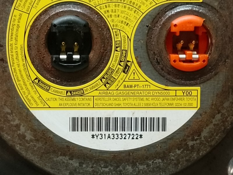 Подушка безопасности пассажира CT200 11-17 2013 1.8 2ZRFXE