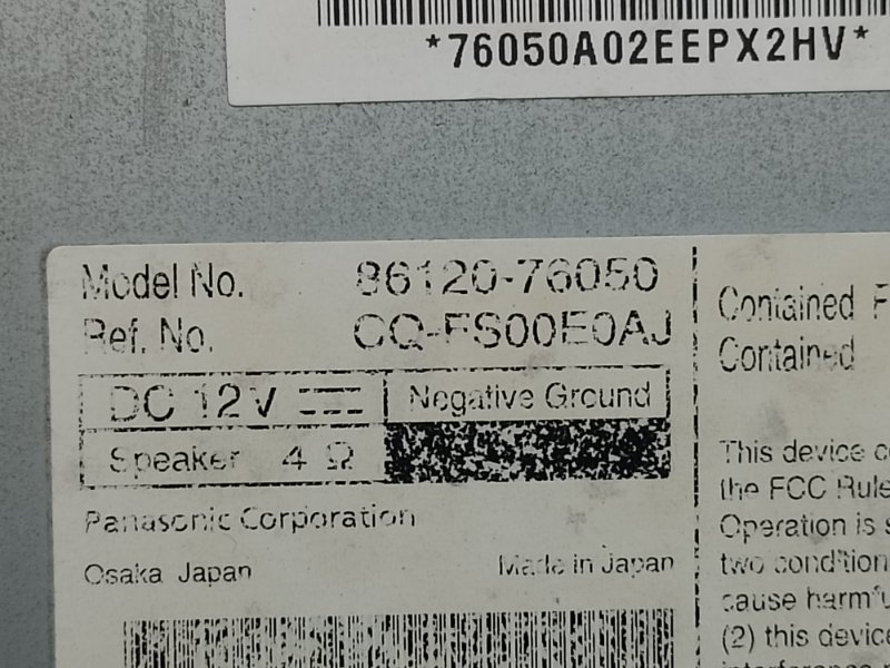 Магнитола CT200 11-17 2013 1.8 2ZRFXE