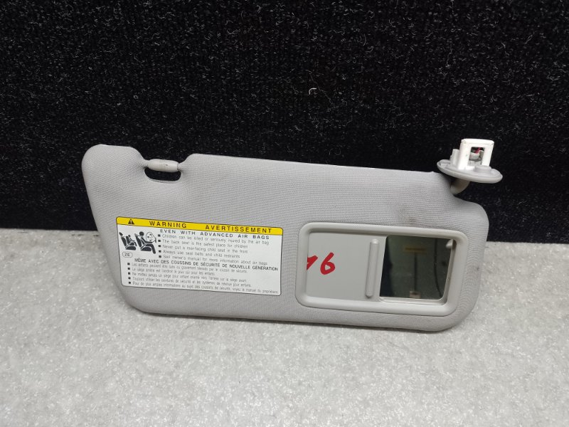 Козырек солнцезащитный правый LEXUS CT200 11-17 2013 1.8 2ZRFXE 74310-76020-B0 Б/У