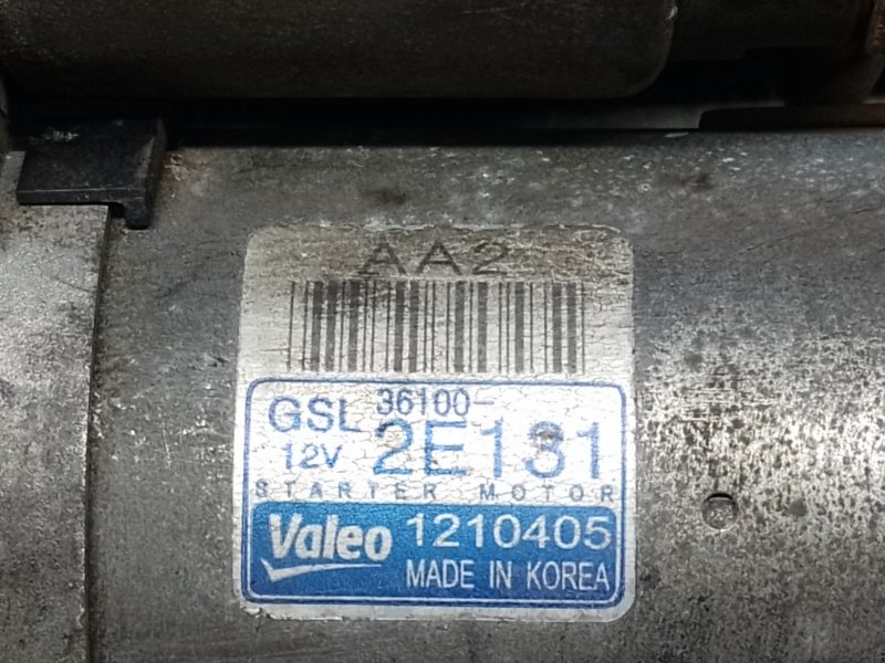 Стартер ELANTRA MD 10-15 Стартер ELANTRA MD 10-15