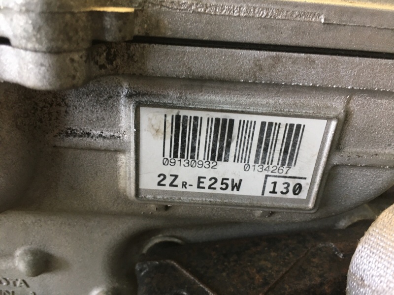 Двигатель бензин COROLLA 150 06-13 2011 1.8 2ZRFE