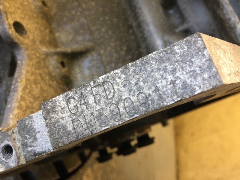 Двигатель бензин VELOSTER 11-18 2013 1.6 G4FD