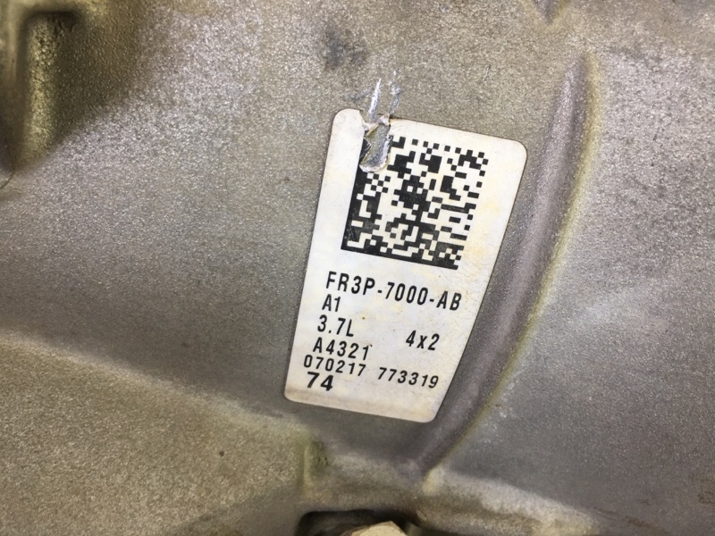 АКПП MUSTANG 15- 2017 Кабриолет 3.7 C37PDED