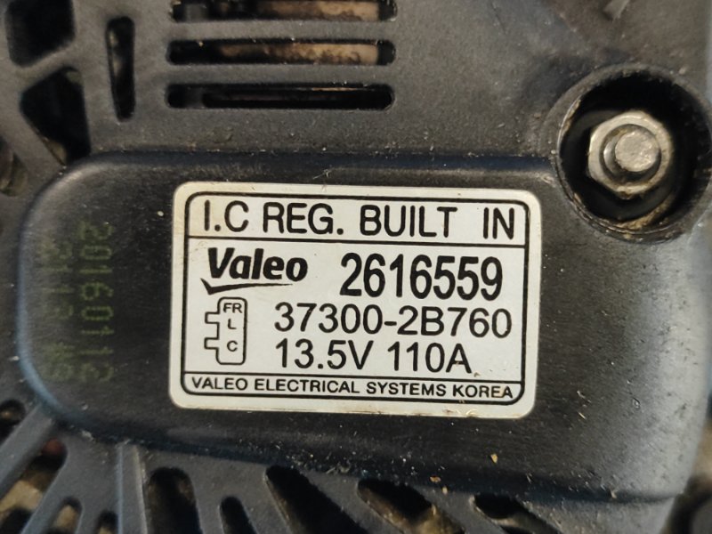 Генератор VELOSTER 11-18 Генератор VELOSTER 11-18