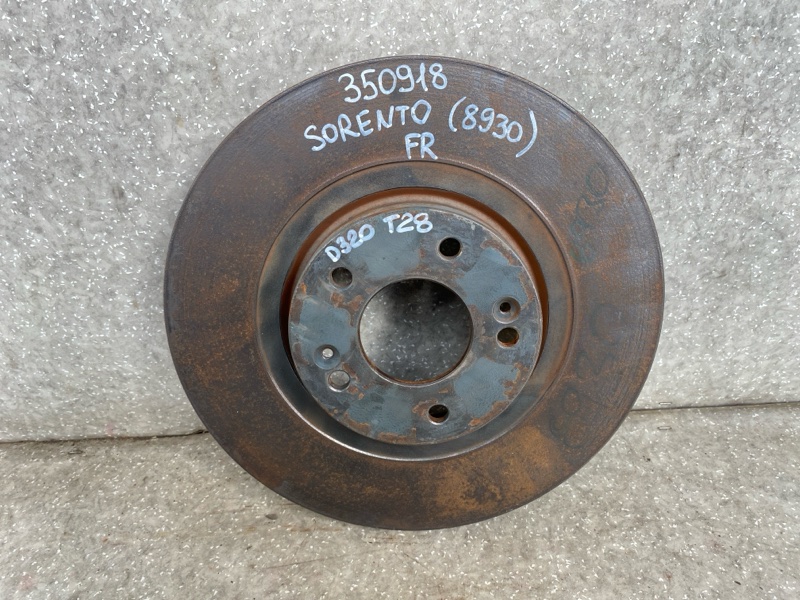 Тормозной диск передний KIA SORENTO UM 14- 2015 2.4 G4KJ 51712-C6000 Б/У