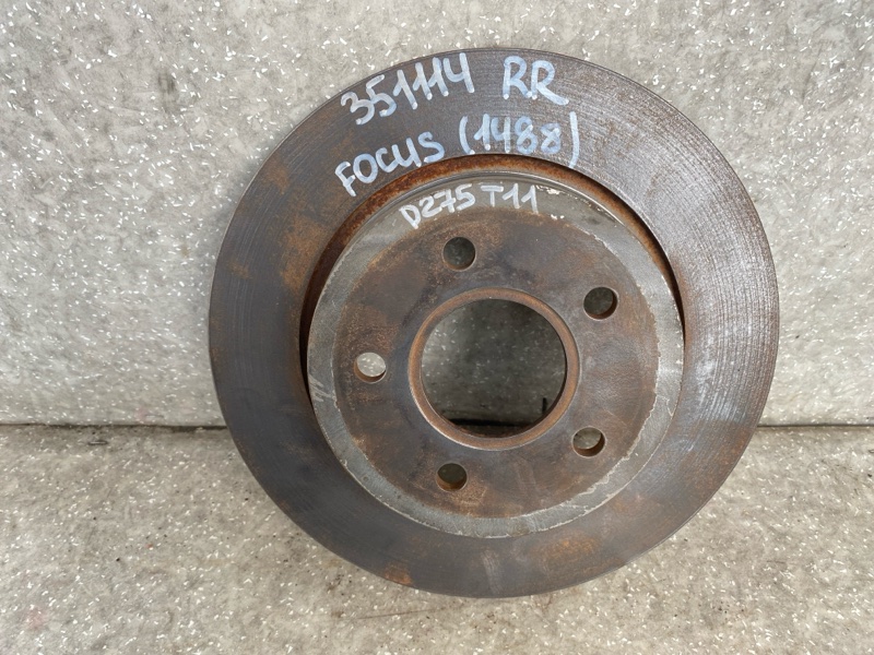 Тормозной диск задний FORD FOCUS 10-18 2016 C20HDTX 2.0L EcoBoost BV6Z-2C026-C Б/У