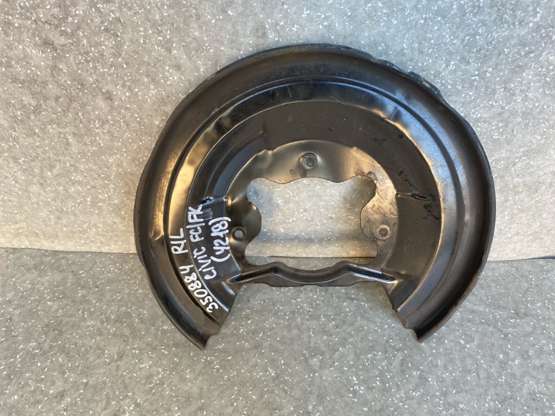 Защита тормозного диска задняя левая HONDA CIVIC FC/FK 15- 2019 2.0L 4 43253-TBA-A00 Б/У