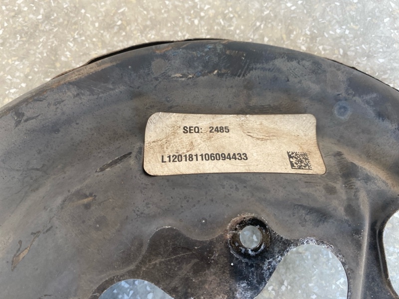 Защита тормозного диска задняя левая HONDA CIVIC FC/FK 15- 2.0L 4