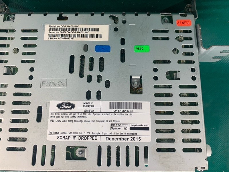 CD чейнджер LINCOLN MKX 16-18 3.7 C37PDED