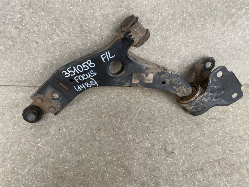 Рычаг передней подвески нижний левый FORD FOCUS 10-18 2016 C20HDTX 2.0L EcoBoost F1FZ-3079-A Б/У