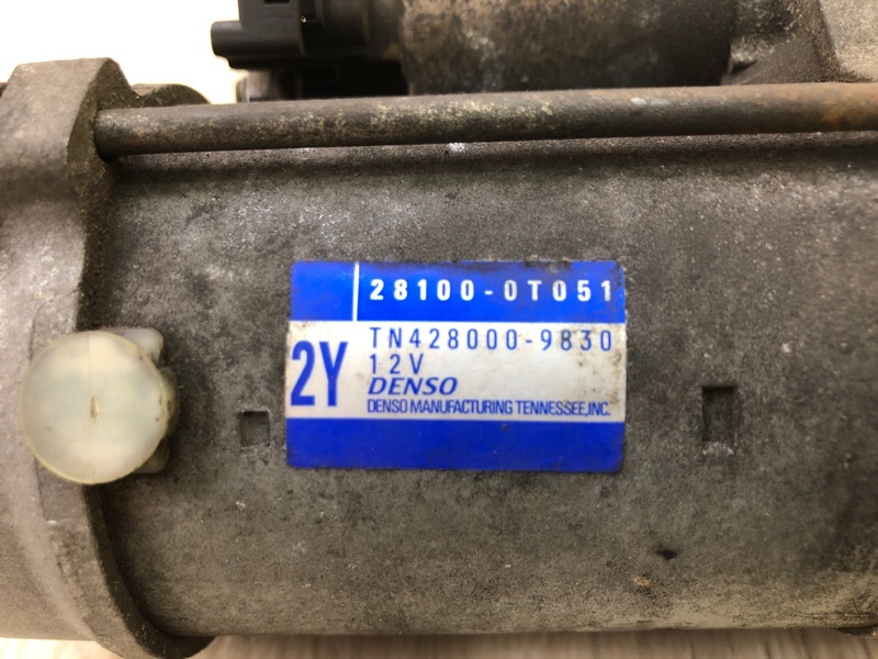 Стартер COROLLA 150 06-13 2011 1.8 2ZRFE