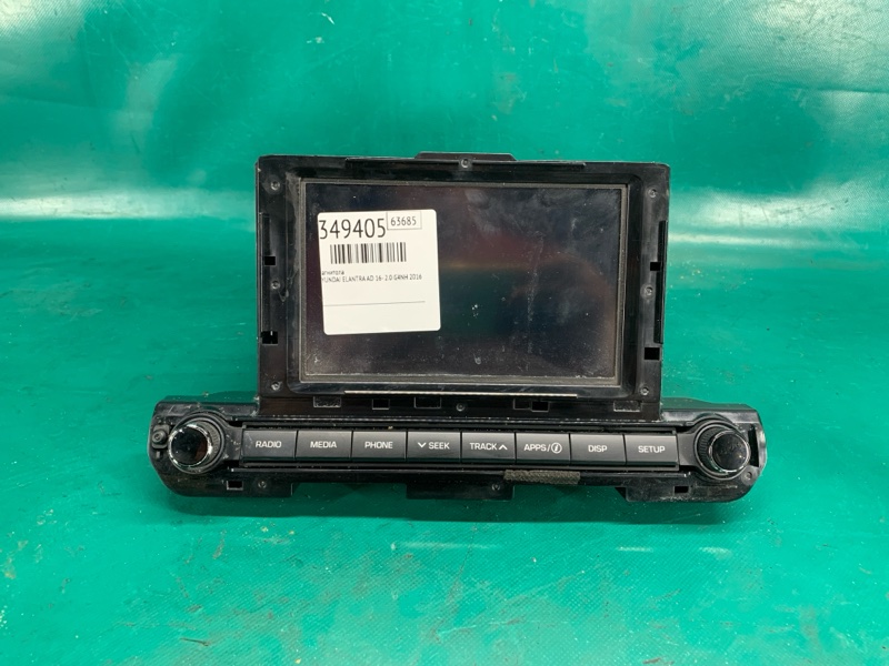 Магнитола HYUNDAI ELANTRA AD 16- 2016 2.0 G4NH 96160F2100UAT Б/У