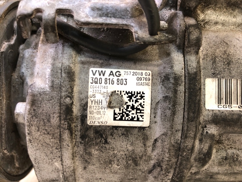 Компрессор кондиционера TIGUAN 16-23 2018 DGUA 2.0