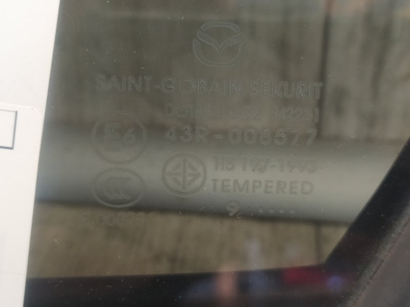 Стекло двери глухое заднее левое MAZDA 3 BL 09-13 Седан 2.0 Стекло двери глухое заднее левое MAZDA 3 BL 09-13 Седан 2.0