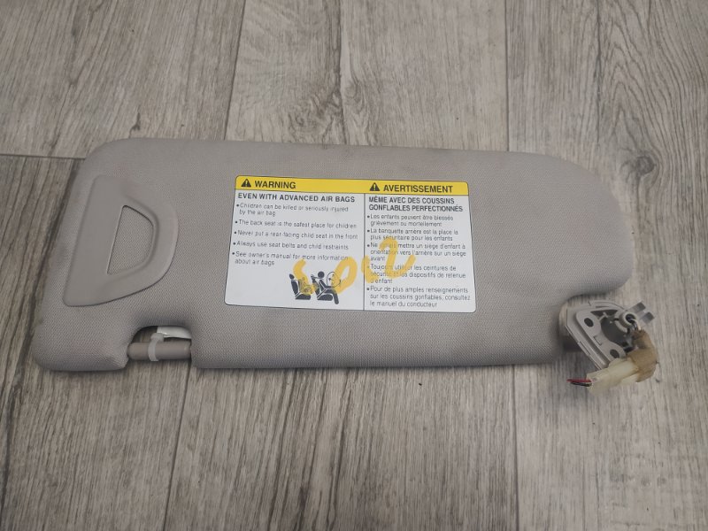 Козырек солнцезащитный правый INFINITI Q50 15-20 2017 Седан 3.0 VR30DDTT 96400-4HB0A Б/У