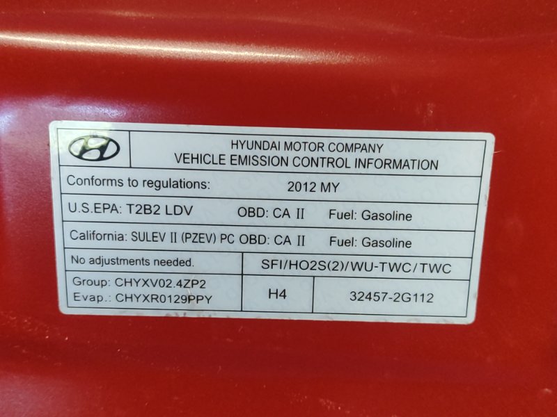 Капот SONATA YF 10-14 2012 2.4 G4KK