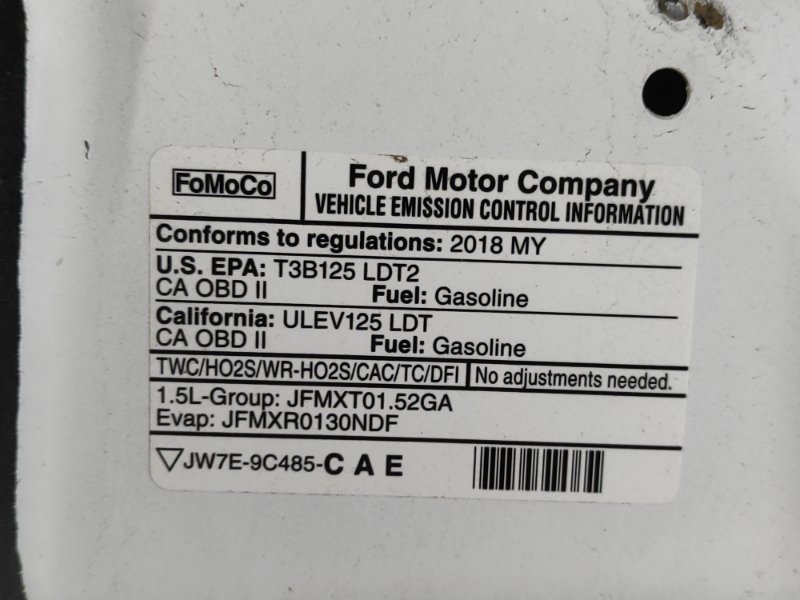 Капот ESCAPE 12-19 2018 T15HDTX