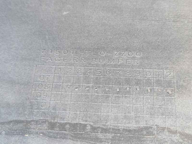 Бампер задний ACCORD CU8 / TSX 08-14 2009 2.4L