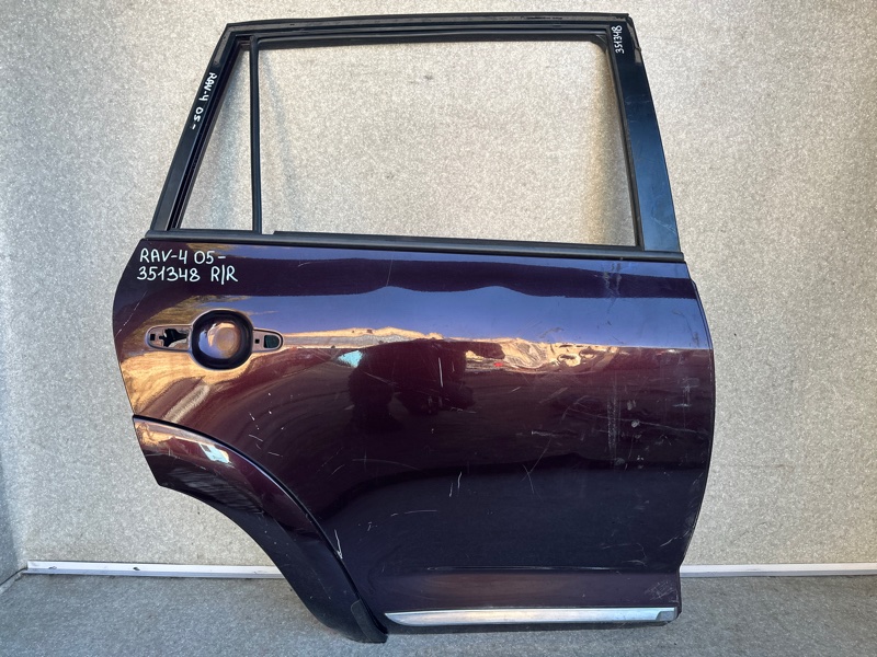 Запчасть дверь задняя правая TOYOTA RAV4 05-12 67003-42110 Б/У Дверь задняя правая TOYOTA RAV4 05-12 67003-42110 Б/У