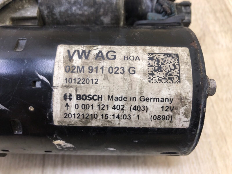 Стартер TIGUAN 08-17 2012 2.0 CCTA