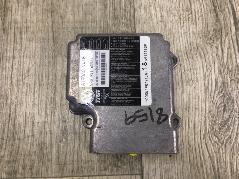 Блок управления AIRBAG VOLKSWAGEN TIGUAN 08-17 2012 2.0 CCTA 5N0-959-655-AD-207 Б/У
