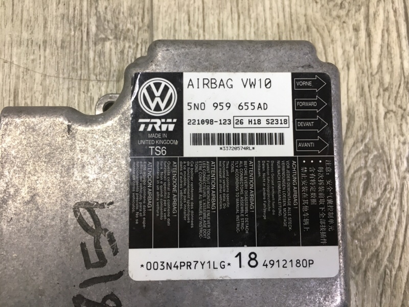 Блок управления AIRBAG TIGUAN 08-17 2012 2.0 CCTA