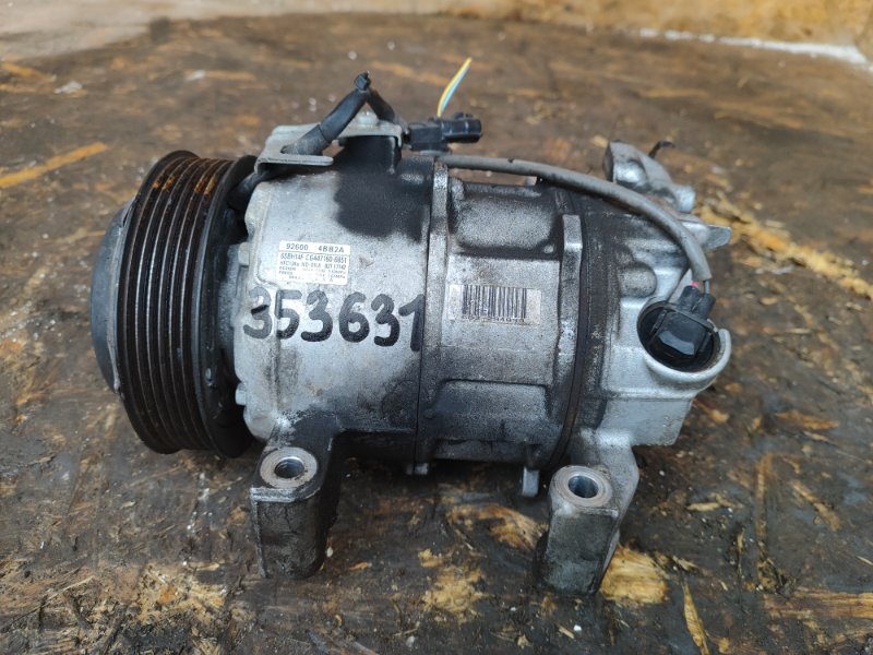 Компрессор кондиционера NISSAN X-TRAIL/ROGUE T32 13-20 2016 2.5 QR25DE 92600-4BB2A Б/У