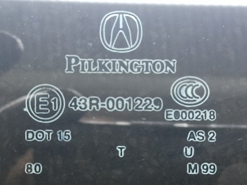 Стекло двери глухое заднее левое TLX 14-17 2017 Седан 2.4 Стекло двери глухое заднее левое TLX 14-17 2017 Седан 2.4