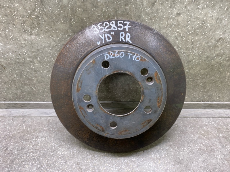 Запчасть тормозной диск задний KIA FORTE YD 12- 58411-3X300 Б/У Тормозной диск задний KIA FORTE YD 12- 58411-3X300 Б/У