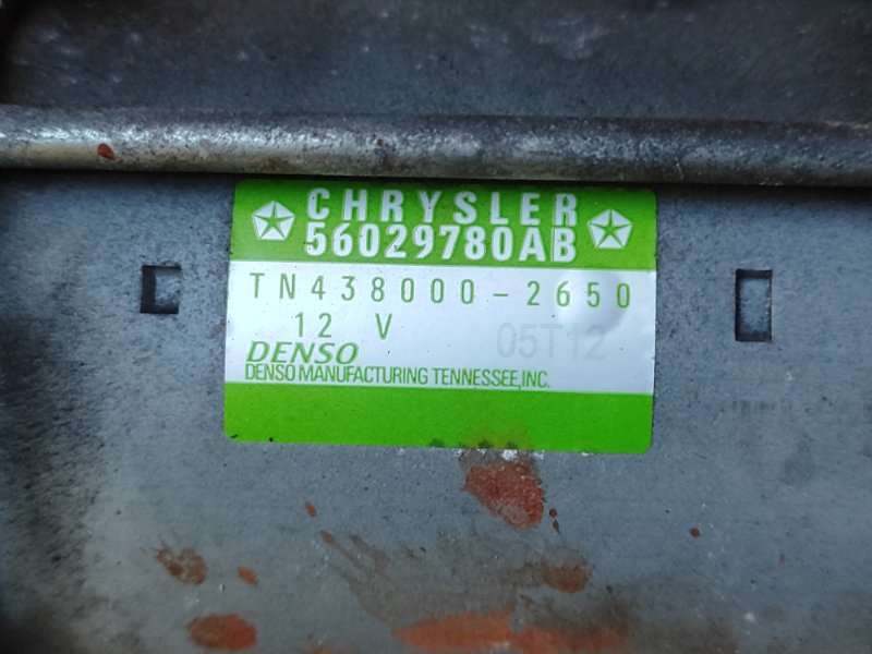 Стартер GRAND CHEROKEE 11-22 2016 WK2 ERC 3.6L Стартер GRAND CHEROKEE 11-22 2016 WK2 ERC 3.6L