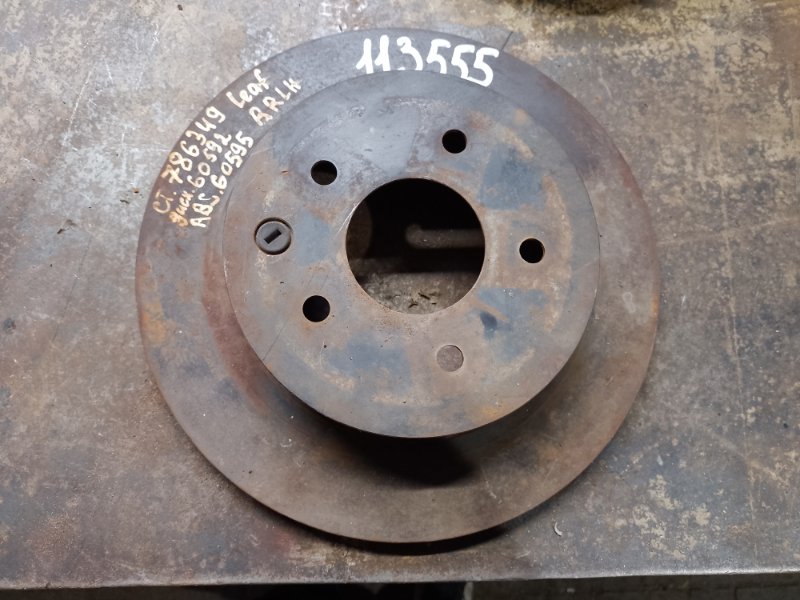 Тормозной диск задний NISSAN LEAF 10-17 Б/У