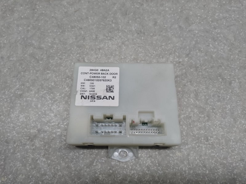 Блок управления крышкой багажника NISSAN X-TRAIL/ROGUE T32 13-20 2016 2.5 QR25DE 284G0-4BA2A Б/У