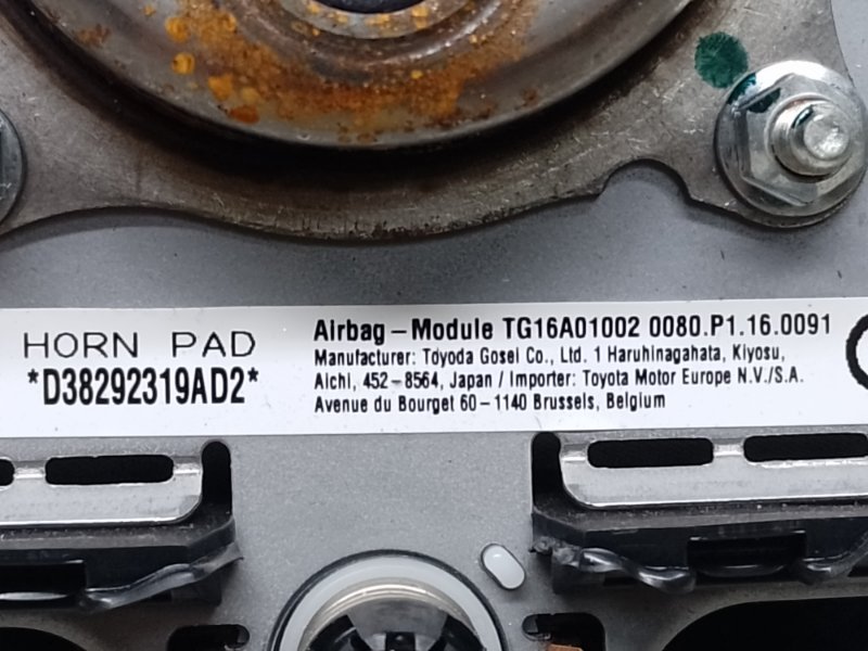 Подушка безопасности в руль TOYOTA CAMRY 70 17- 2.5 A25AFKS