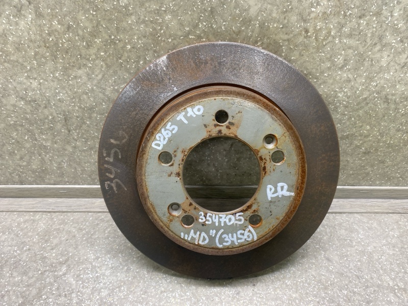 Тормозной диск задний HYUNDAI ELANTRA MD 10-15 2013 1.8 G4NB 58411-3Y300 Б/У