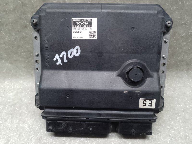 Блок управления двигателем TOYOTA RAV4 05-12 2006 2.4 2AZFE 89661-42E61 Б/У