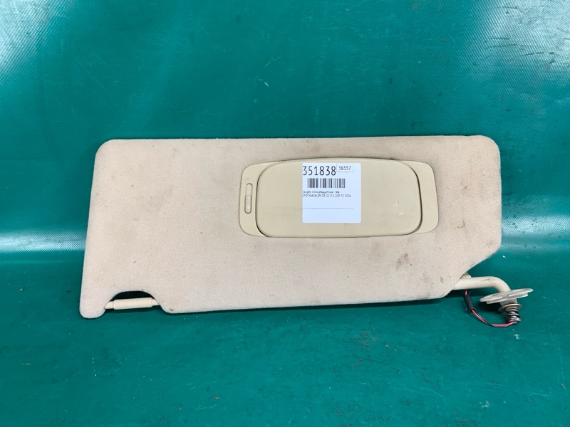 Козырек солнцезащитный левый TOYOTA AVALON 05-12 2006 3.5 2GR-FE 74320AC293A1 Б/У