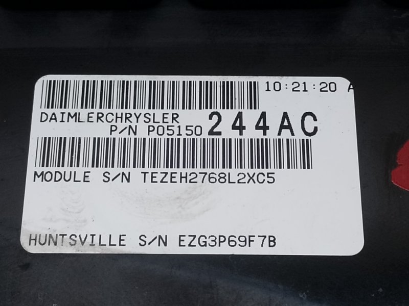 Блок управления двигателем JOURNEY 08-20 2008 3.5 EGF