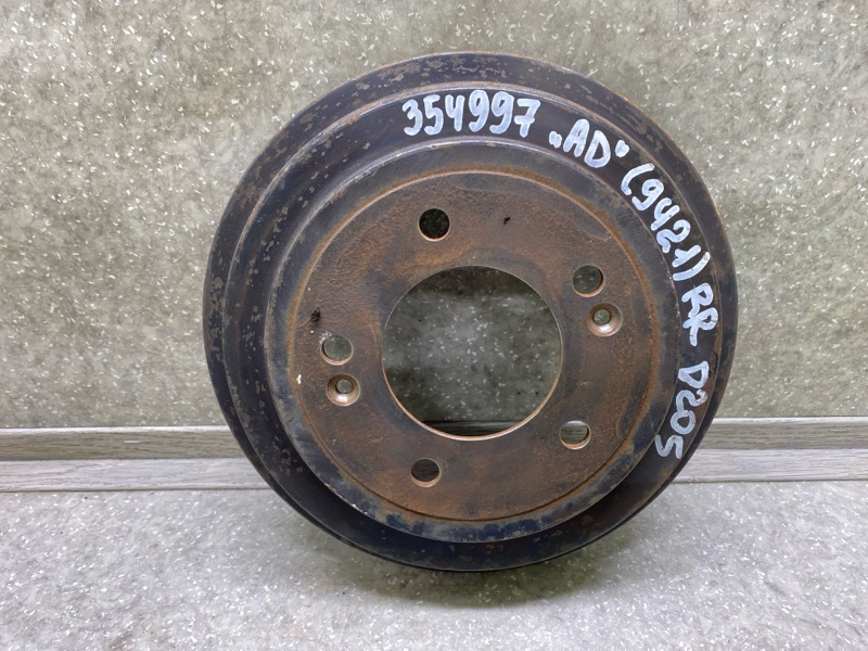 Тормозной барабан HYUNDAI ELANTRA AD 16- 2017 2.0 G4NH 58411-3X000 Б/У