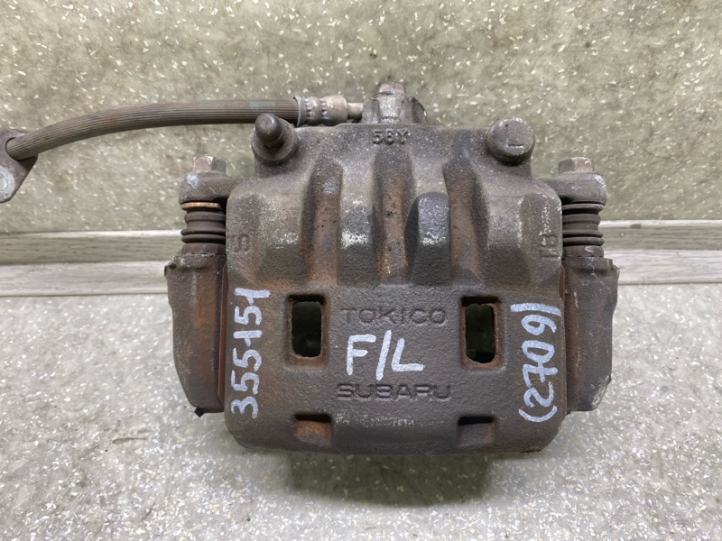 Суппорт тормозной передний левый SUBARU FORESTER 12-19 2015 2.5 FB25B 26292SC031 Б/У