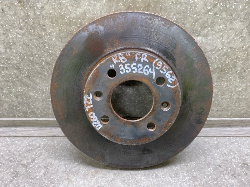 Тормозной диск передний HYUNDAI ACCENT RB 10- 2014 ХЭТЧБЭК 1.6 G4FD 51712-1R000 Б/У