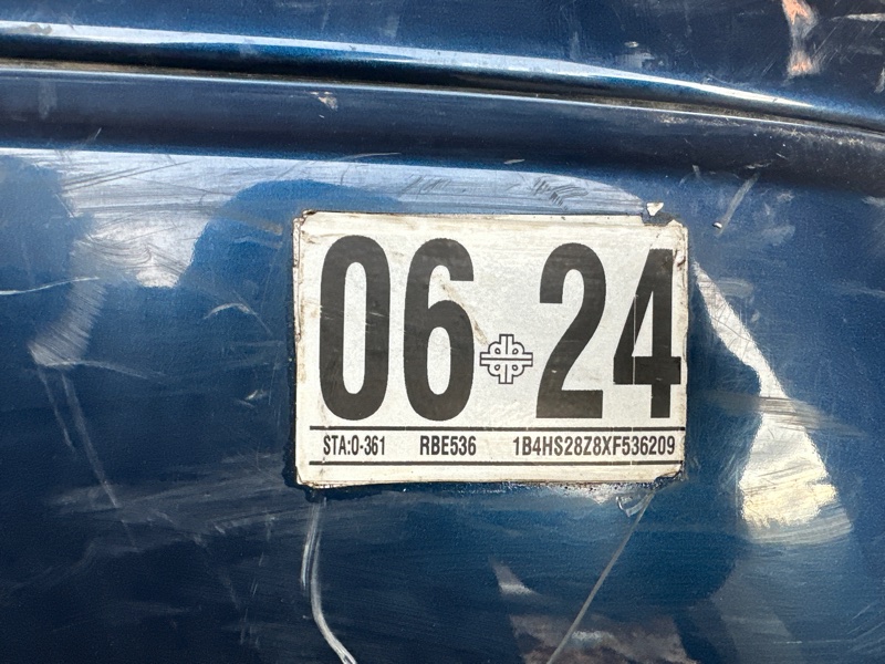 Бампер задний DURANGO 98-03 Бампер задний DURANGO 98-03