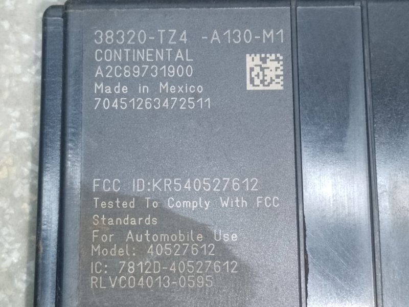 Блок электронный TLX 14-17 2017 2.4 K24W7