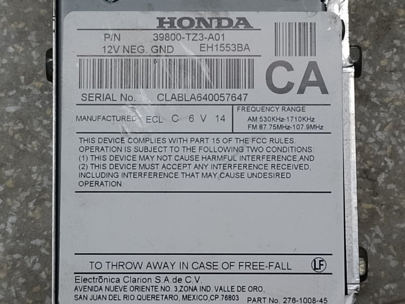 Блок электронный TLX 14-17 2017 2.4 K24W7