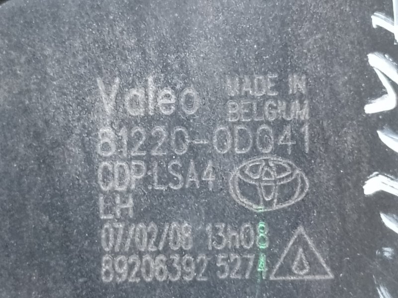 Противотуманная фара левая CAMRY 40 06-11 Противотуманная фара левая CAMRY 40 06-11