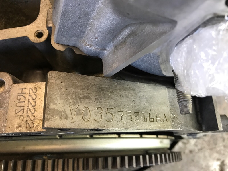 Двигатель бензин FX S50 03-08 3.5  VQ35DE